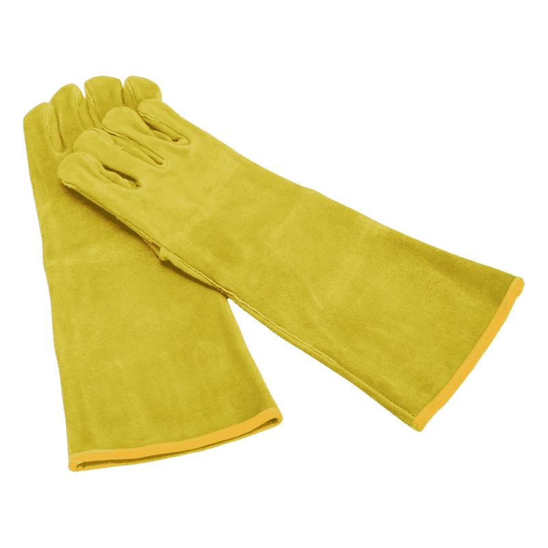 Tehén osztott bőr hegesztő kesztyű Tehén osztott bőr hegesztő kesztyű